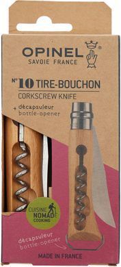 Нож Opinel №10 VRI Corkscrew+Bottle Opener