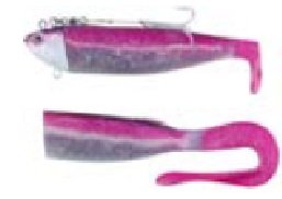 Мягкая приманка Balzer Soft Lure Adrenalin Artik Shad 24см 400гр розово-перл.