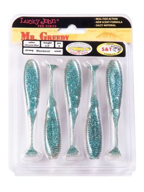 Виброхвосты съедобные LJ Pro Series MISTER GREEDY 3.9in (09.90)/T05 5шт.