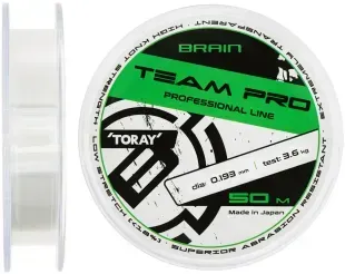 Жилка Brain Team Pro 50m (clear) 0.193mm 3.6kg