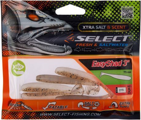 Силикон Select Easy Shad 3"" #215 (5 шт / уп)