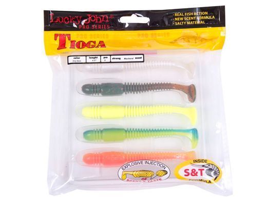 Віброхвости їст. мистецтв. LJ Pro Series TIOGA 4.5in (11.40)/MIX1 5шт.