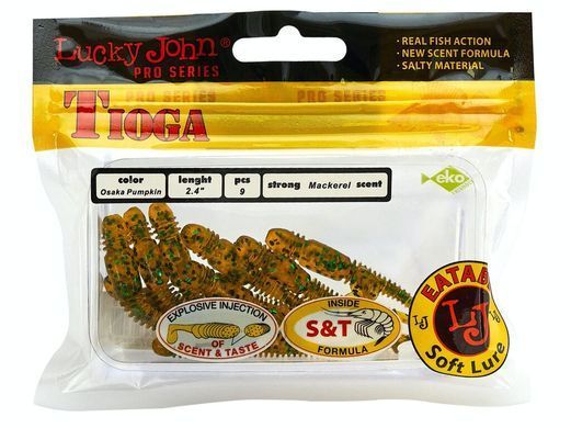 Віброхвіст силікон. TIOGA LJ Pro Series 2,4 "/ PA19 *9