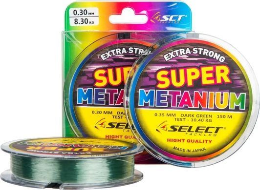 Жилка Select Metanium 0,35 мм 10,4 кг темно-зелена 150м