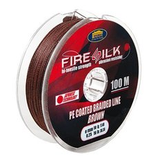 Шнур Lineaeffe Fire Silk PE Coated 100м 0,18 FishTest-12,95кг Made in Japan
