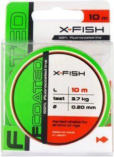 Флюорокарбон X-Fish FCoated 10m 0.20mm 3.7kg