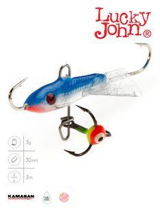 Балансир Lucky John CLASSIC 3 с тр. 30мм/31RT блистер