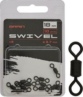 Вертлюжок Brain Swivel #3, 18mm, diam 3.7mm (10 шт/уп) SGCA-8008-3