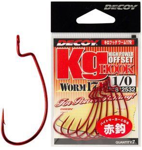 Гачок офсетний Decoy Worm17R Kg Hook R 2/0, 6 шт / уп