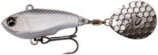 Тейл-спінер Savage Gear Fat Tail Spin 65mm 16.0g White Silver