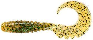 Силикон FishUP Fancy Grub 2.5"" #036 - Caramel/Green & Black (10шт/уп)