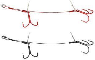 Оснастка Savage Gear Carbon49 Double Stinger #3/0 15cm 23kg (2 шт / уп.)