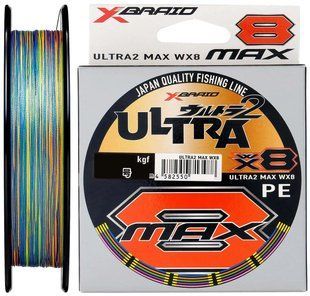 Шнур YGK X-Braid Ultra2 Max WX8 100m (5 colors) #1 8.8kg