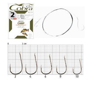 Гачок з повідцем Cobra ALLROUND (сер.CNC101/ 006) *10шт.