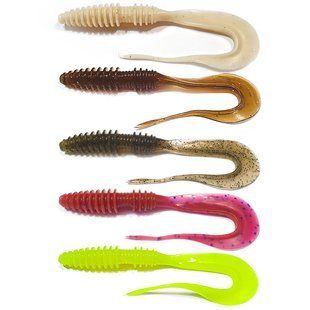 Силикон WIST твистер NEW DRAGO 3.5" MIX #2 (5 ШТ)