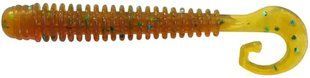 Силикон Reins G-Tail Saturn 4" 565 Motor Oil Green Flake (12 шт/уп.)
