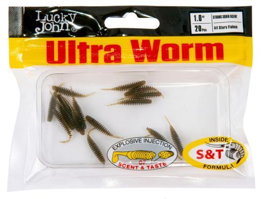 Слаги съедобные искусственные LJ Pro Series ULTRAWORM 1,0in (02.54)/S63 20шт.