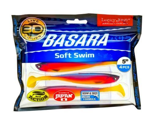 Силікон Basara Soft Swim 3D LJ Pro Series 5in / 127мм / 4шт