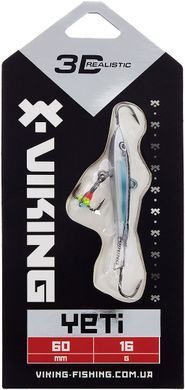 Балансир Viking Fishing Yeti Ice Jig 60mm 16.0g #14 Dark Mackerel