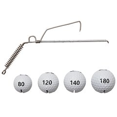 Оснастка сомовая DAM MADCAT® Golf Ball Jig System Anti Snag 80+120гр
