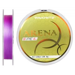 Шнур Favorite Arena PE 4x 150м (purple) 0.071мм 3.5lb/1.4кг