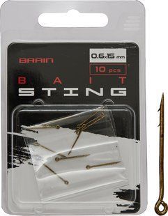 Стопоры для бойлов Brain Bait Sting 0.6x15mm (10 шт/уп) SGXA-ST02H-6
