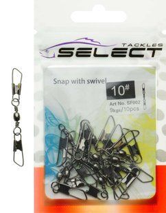 Вертлюжок с застежкой Select SF002 size 16, 10 шт.