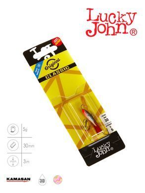 Балансир Lucky John CLASSIC 3 с тр. 30мм/31RT блистер