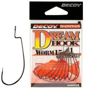 Гачок Decoy Worm15 Dream Hook 08. 9 шт/уп