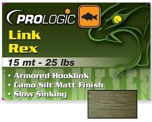 Повідковий матеріал Prologic Link Rex 15m 50lbs Camo Silt