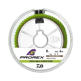 Повідковий матеріал Daiwa Prorex Hybrid Knotable Wire Brown 6m 2.9kg 0.226mm (17930-029)