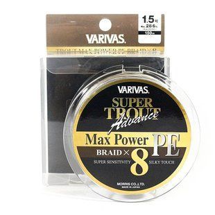 Шнур Varivas Super Trout Advance Max Power PE X8 150m 12.9kg 0.205mm #1.5 (РБ-688803)