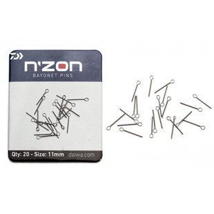 Вкрутка для бойлів Daiwa N'Zon Bayonet Pins 11mm 20pc