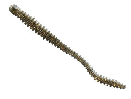 Силикон Nomura Glitter Rib Worm (съедобный) 120мм 3,5гр. цвет-035 (gold glitter back) 6шт