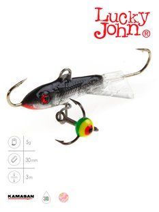 Балансир Lucky John CLASSIC 3 с тр. 30мм/31RT блистер