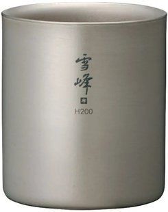 Кружка Snow Peak TW-124 Titanium Double Wall Stacking Mug 200ml
