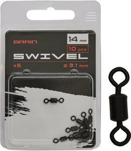Вертлюжок Brain Swivel #5, 14mm, diam 3.1mm (10 шт/уп) SGCA-8008-5