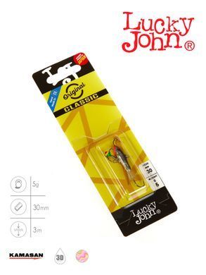 Балансир Lucky John CLASSIC 3 с тр. 30мм/31RT блистер