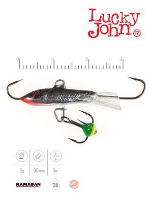 Балансир Lucky John CLASSIC 3 с тр. 30мм/31RT блистер