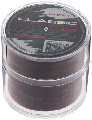Леска Brain Classic Carp Line (dark brown) 600m 0.35mm 25lb 10.7kg