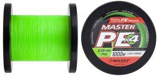 Шнур Select Master PE 1000m (салат.) #1.0/0.14mm 38lb/17kg