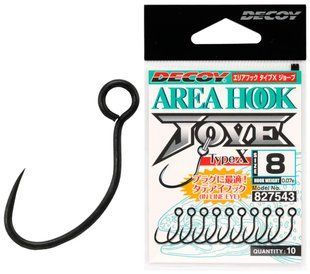 Гачок Decoy AH-10 Area Hook Type X Jove 08, 10 шт/уп