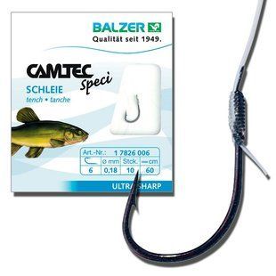 Гачок з повідцем Balzer Camtec лин №8 10шт.