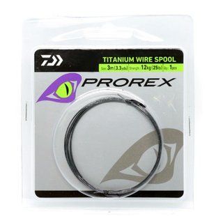 Повідковий матеріал Daiwa Prorex Titanium Wire Spool 3m 12kg/25lb