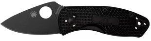 Нож Spyderco Ambitious Lightweight Black Blade, 8Cr13MoV, FRN ц:black