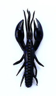 Силикон Nomura Real Craw (съедобный) 100мм 10.4гр. цвет-095 (black green) 6шт