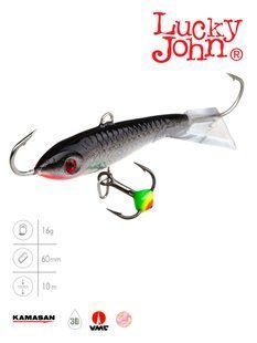 Балансир Lucky John CLASSIC 6 з тр. 60мм/13H блістер