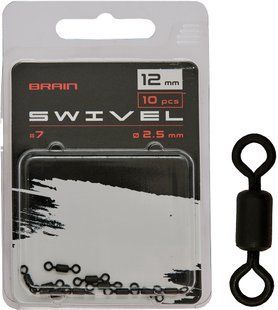Вертлюжок Brain Swivel #7, 12mm, diam 2.5mm (10 шт/уп) SGCA-8008-7