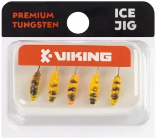 Мормышка вольфрамовая Viking Fishing Shrimp 0.91g 9mm Hot2 (5шт)