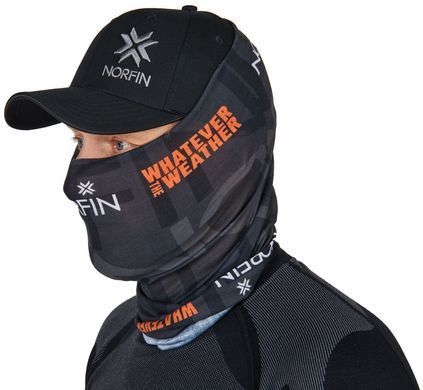 Шарф- защита лица/шеи/головы Norfin BANDANA DARK GREY (PL,серый / черный) / AM-6523
